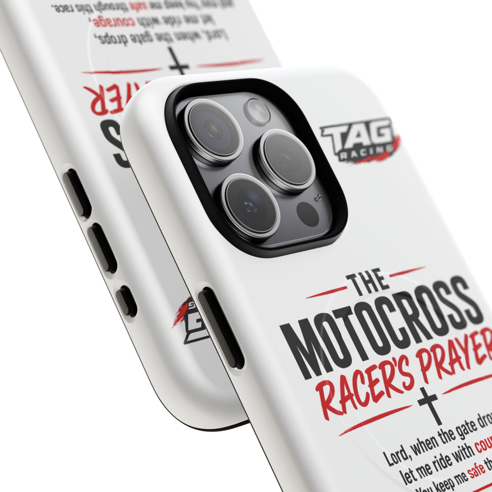 Motocross Racer’s Prayer Phone Case — Tough Magnetic Protective Case