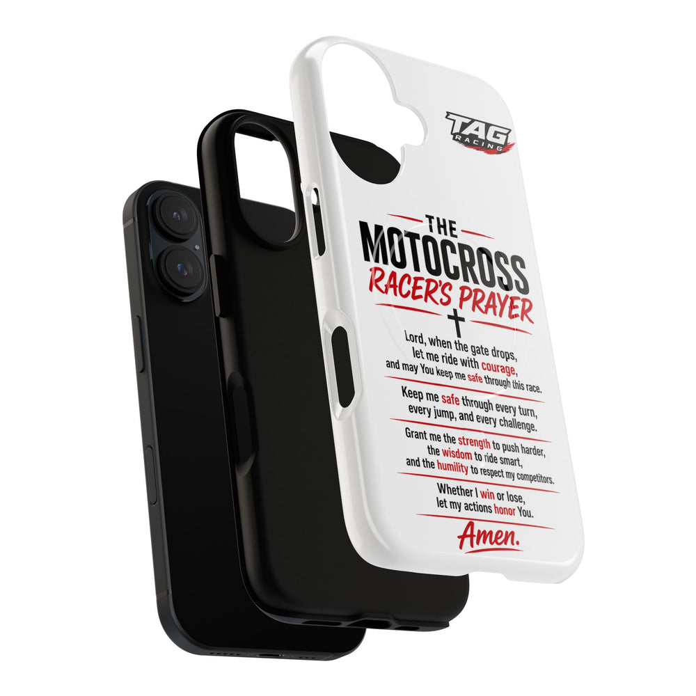 Motocross Racer’s Prayer Phone Case — Tough Magnetic Protective Case