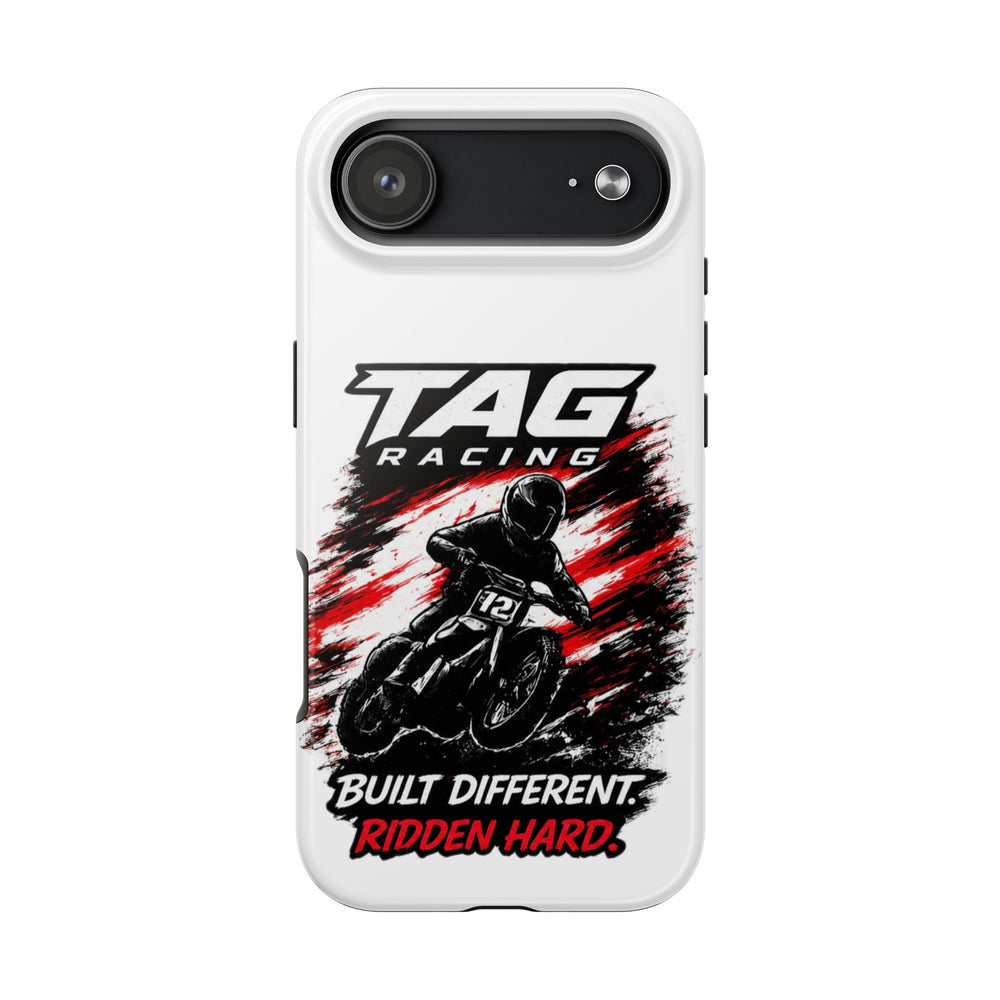 Racing Moto Phone Case — "TAG Racing: Built Different. Ridden Hard."