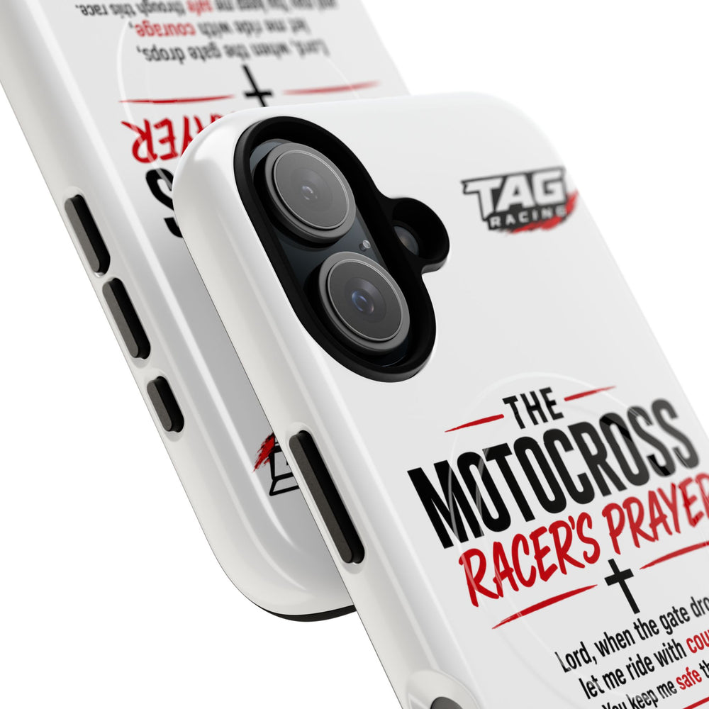Motocross Racer’s Prayer Phone Case — Tough Magnetic Protective Case