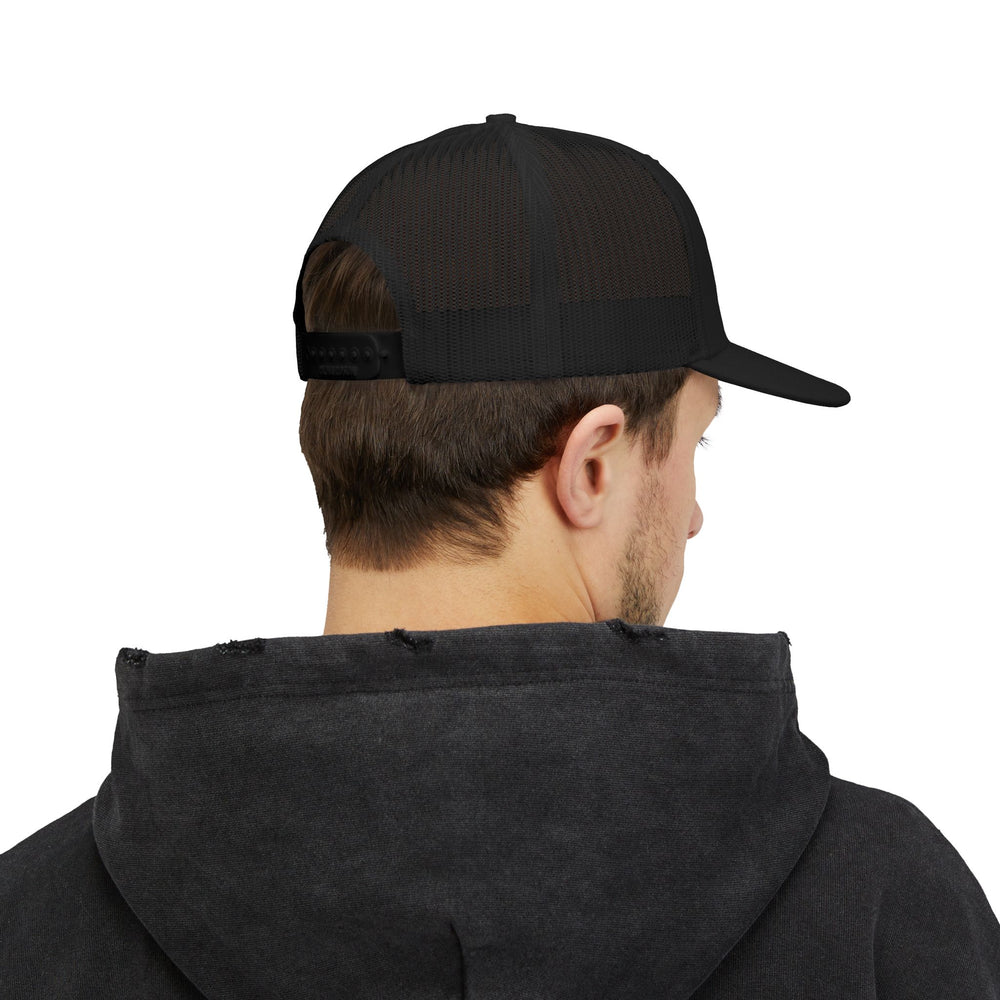 TAG Racing Snapback Trucker Cap — Motorsport Logo Mesh Hat