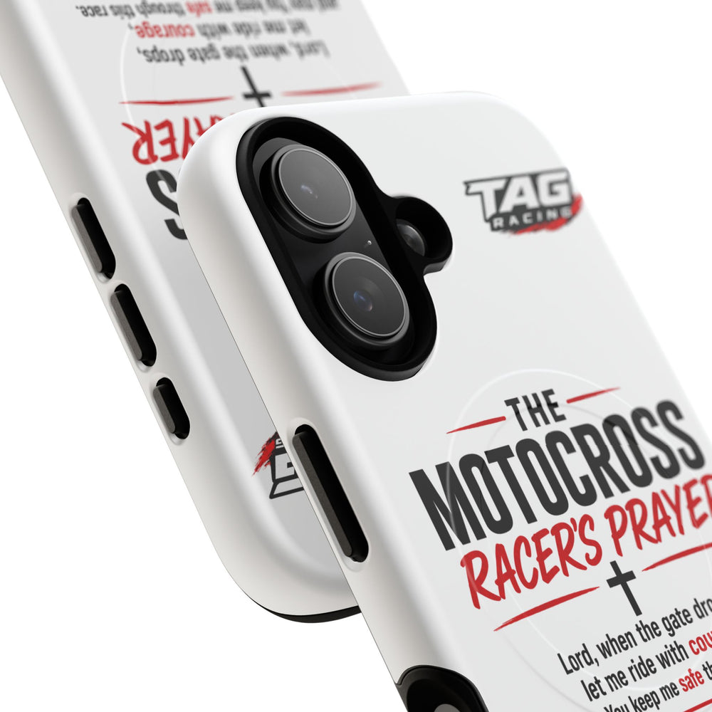 Motocross Racer’s Prayer Phone Case — Tough Magnetic Protective Case