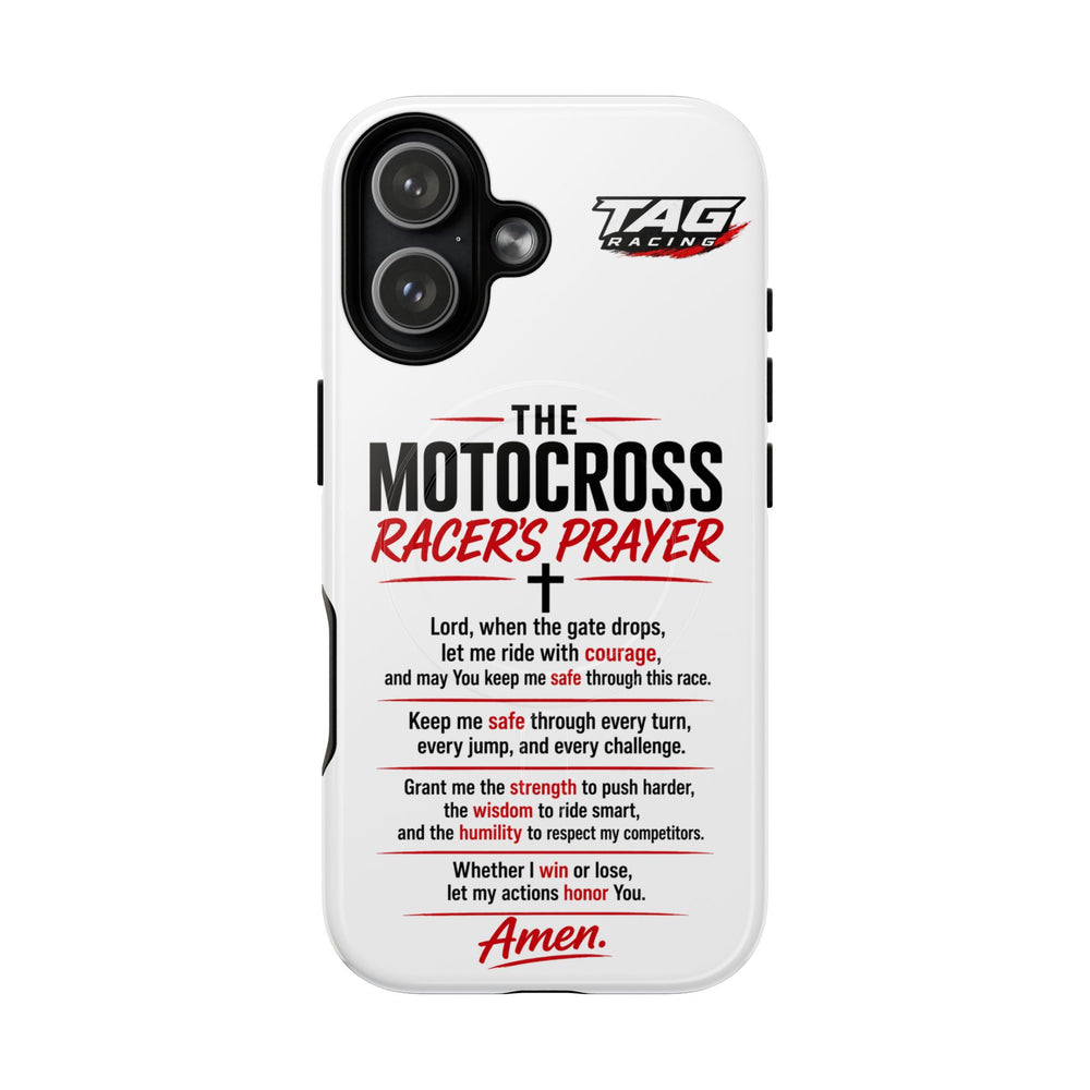 Motocross Racer’s Prayer Phone Case — Tough Magnetic Protective Case