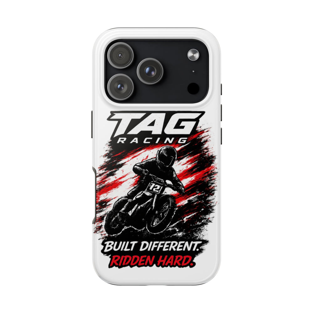 Racing Moto Phone Case — "TAG Racing: Built Different. Ridden Hard."