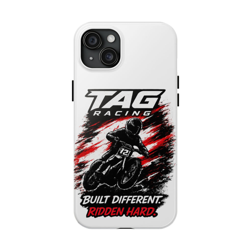 Racing Moto Phone Case — "TAG Racing: Built Different. Ridden Hard."