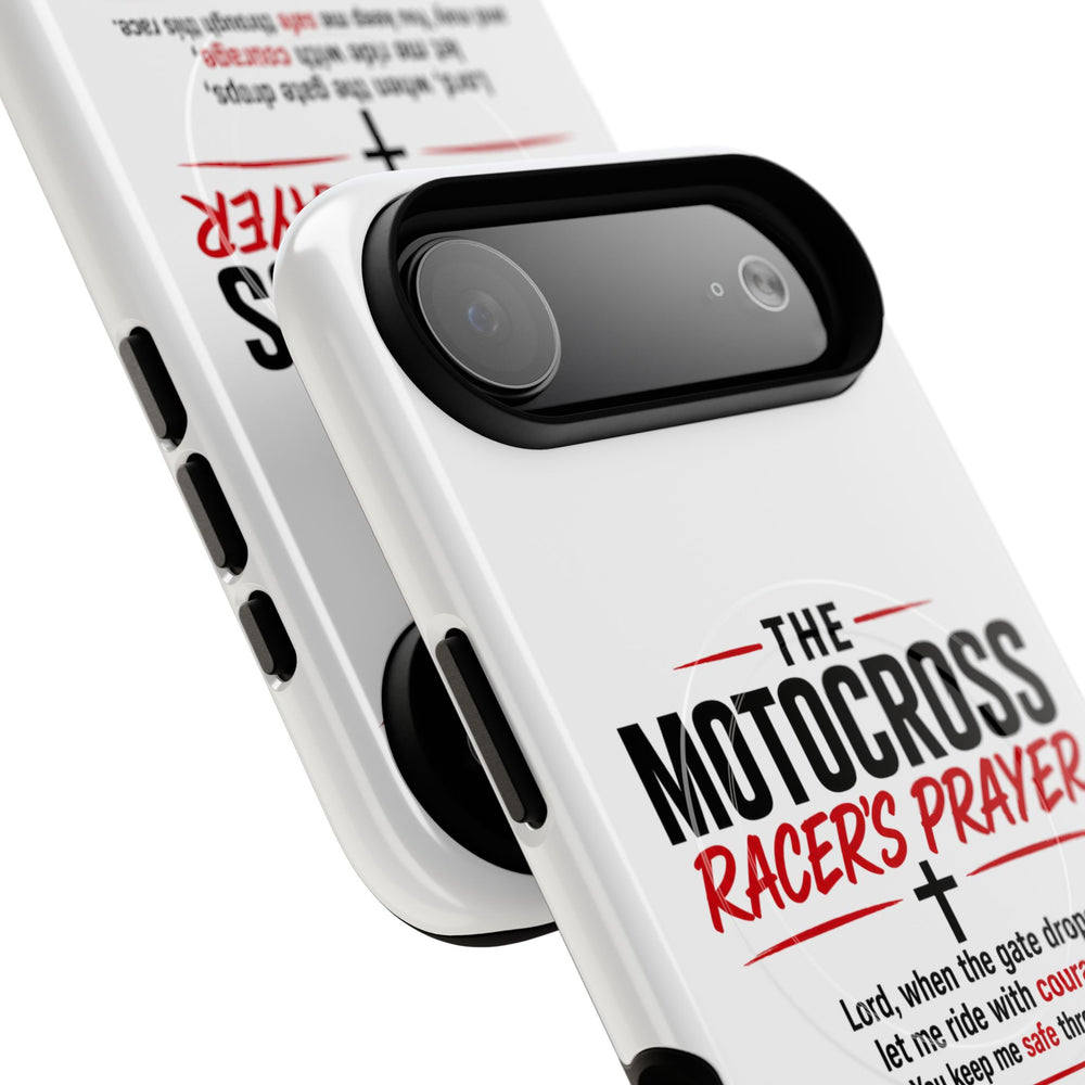 Motocross Racer’s Prayer Phone Case — Tough Magnetic Protective Case