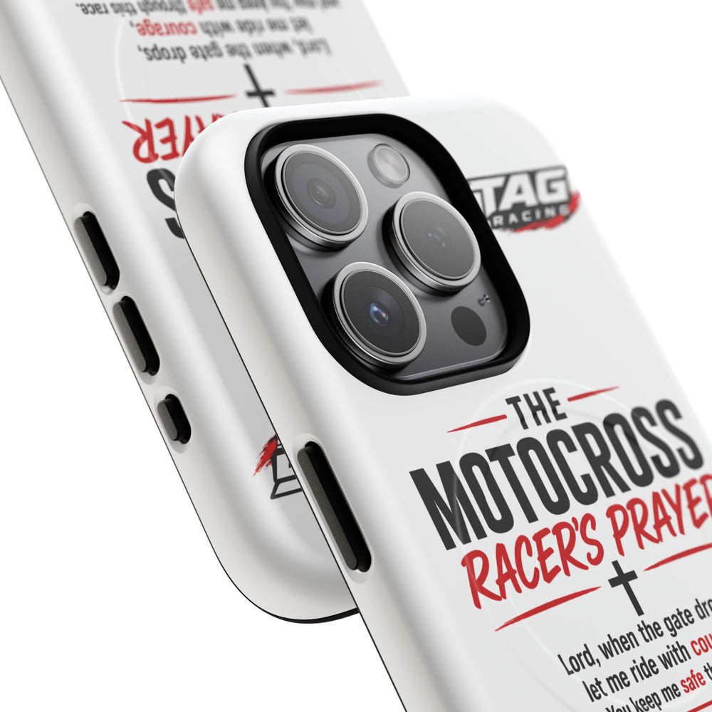 Motocross Racer’s Prayer Phone Case — Tough Magnetic Protective Case