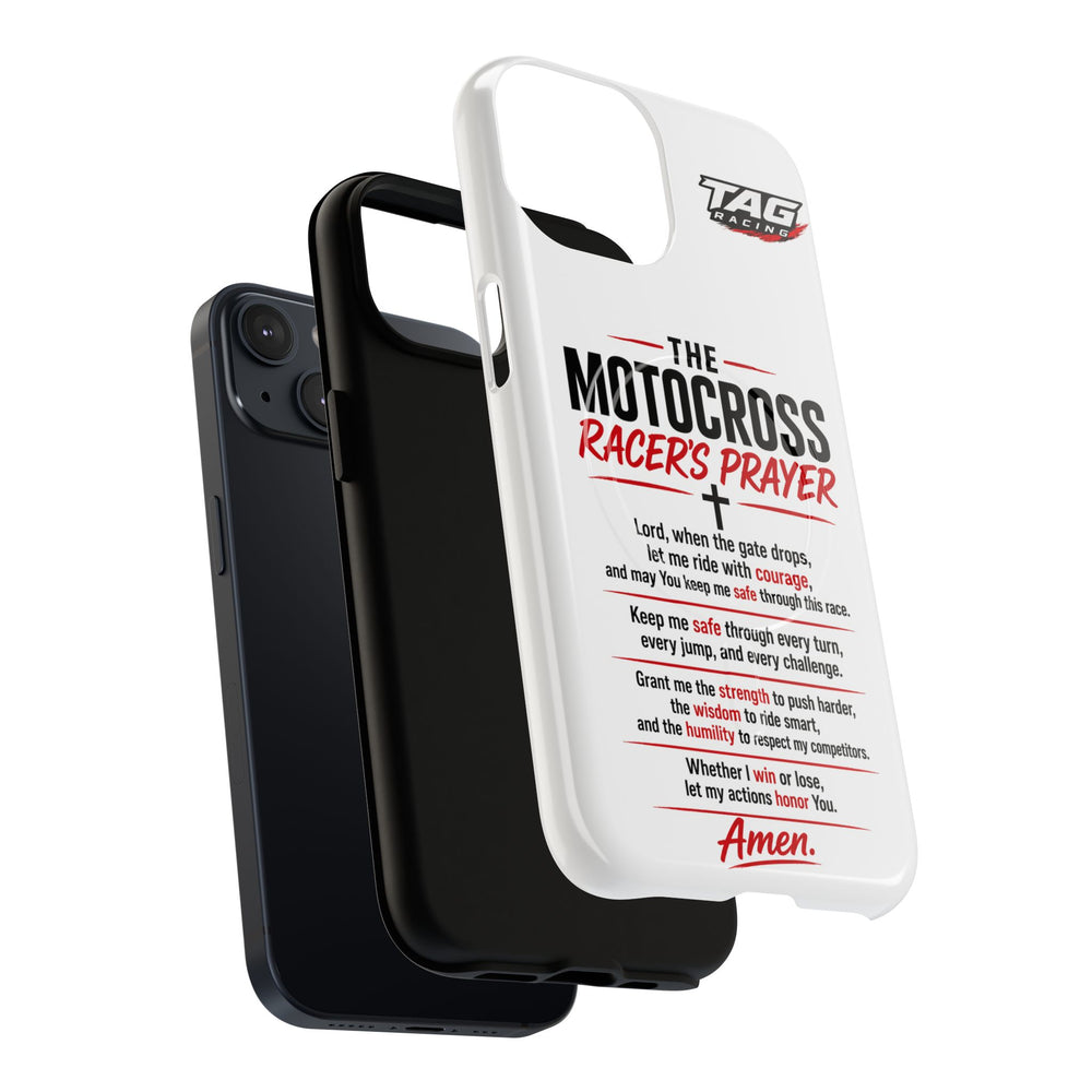 Motocross Racer’s Prayer Phone Case — Tough Magnetic Protective Case
