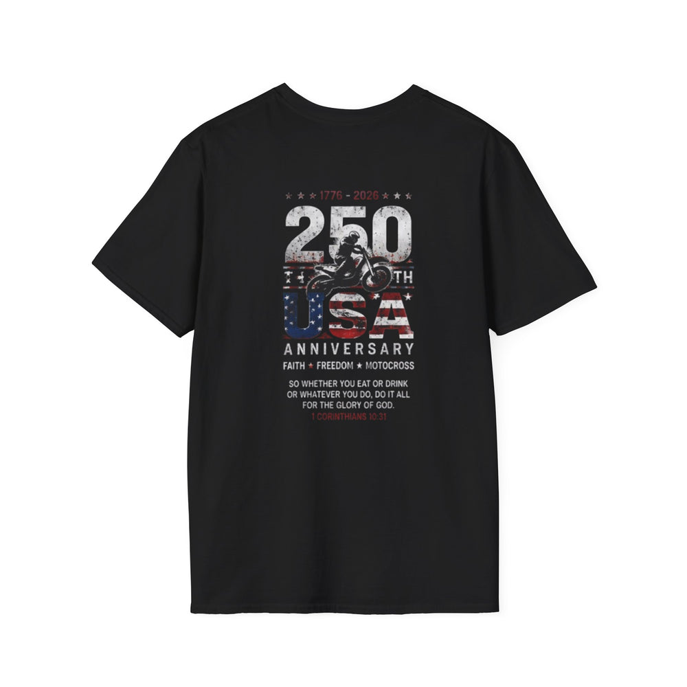 T-Shirt — Distressed American Flag Skull Pocket Graphic | Patriotic 4th of July Tee