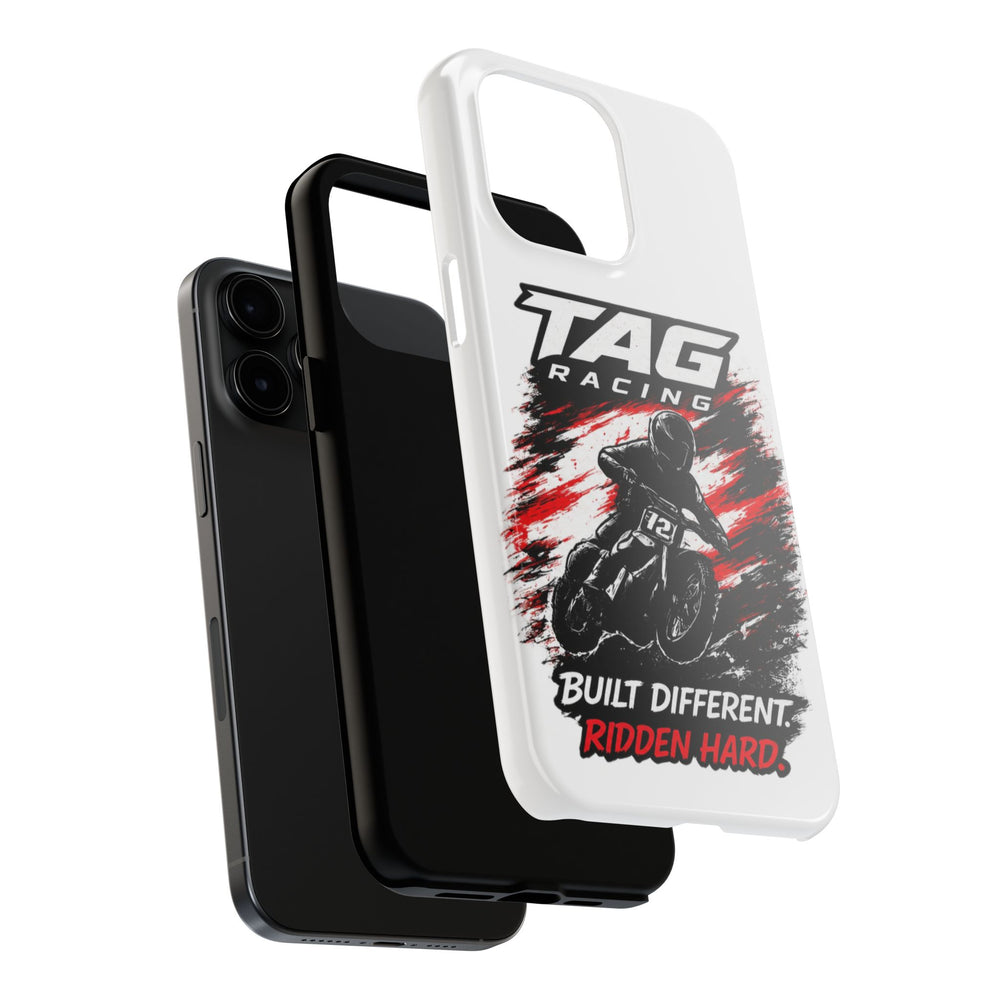 Racing Moto Phone Case — "TAG Racing: Built Different. Ridden Hard."
