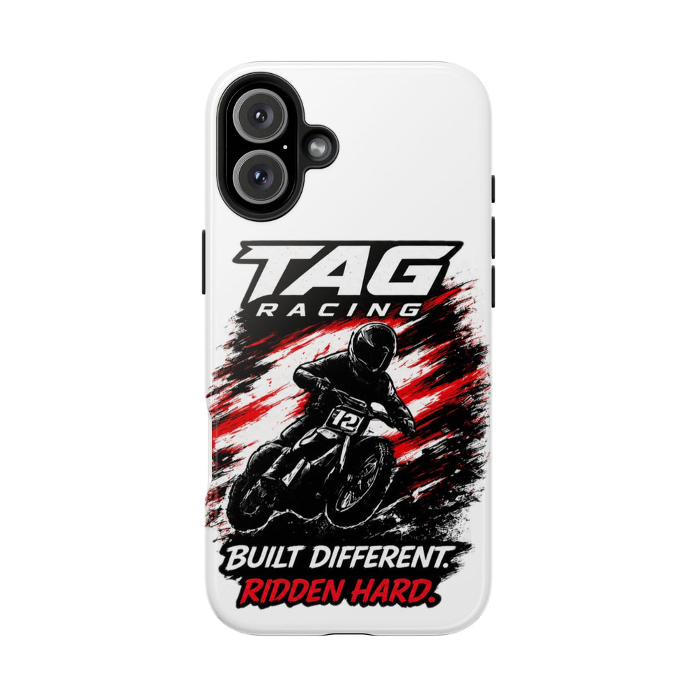 Racing Moto Phone Case — "TAG Racing: Built Different. Ridden Hard."