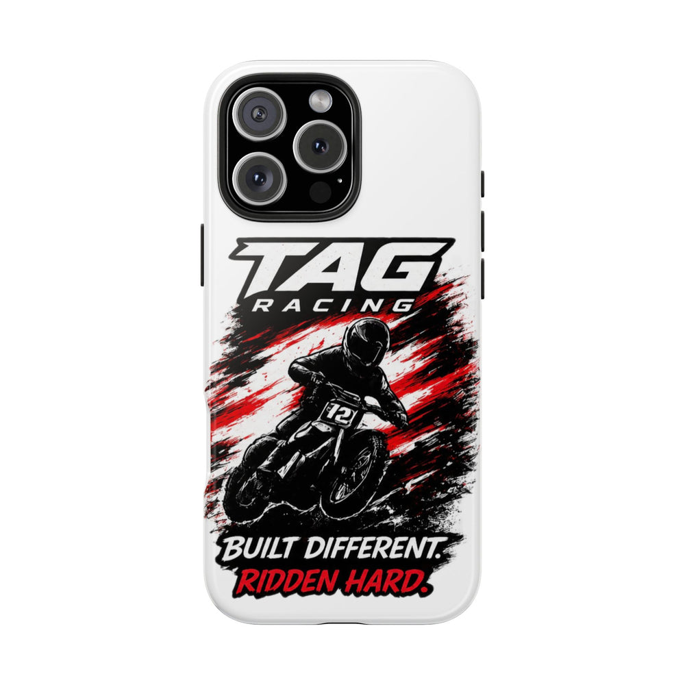 Racing Moto Phone Case — "TAG Racing: Built Different. Ridden Hard."