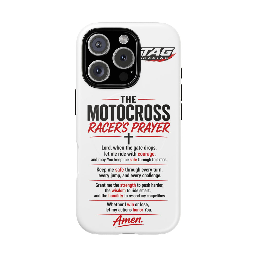 Motocross Racer’s Prayer Phone Case — Tough Magnetic Protective Case
