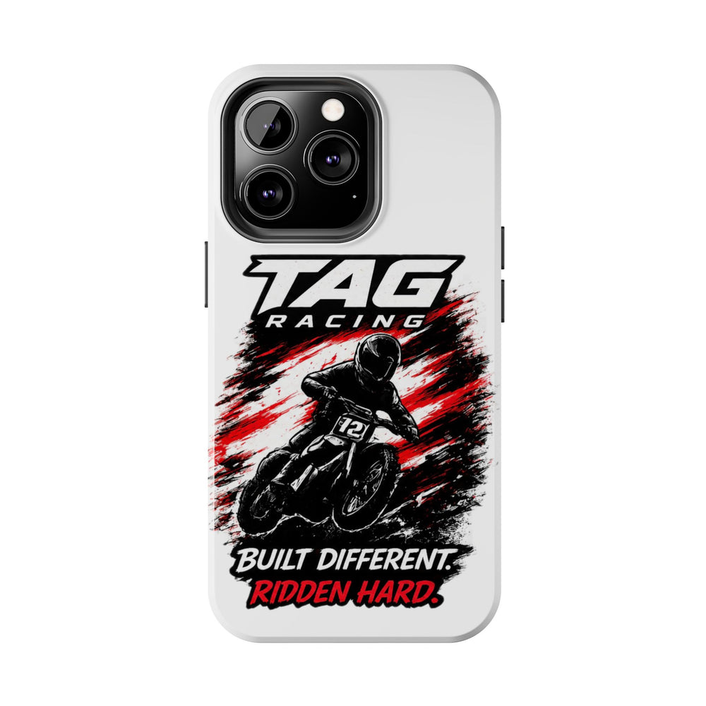 Racing Moto Phone Case — "TAG Racing: Built Different. Ridden Hard."