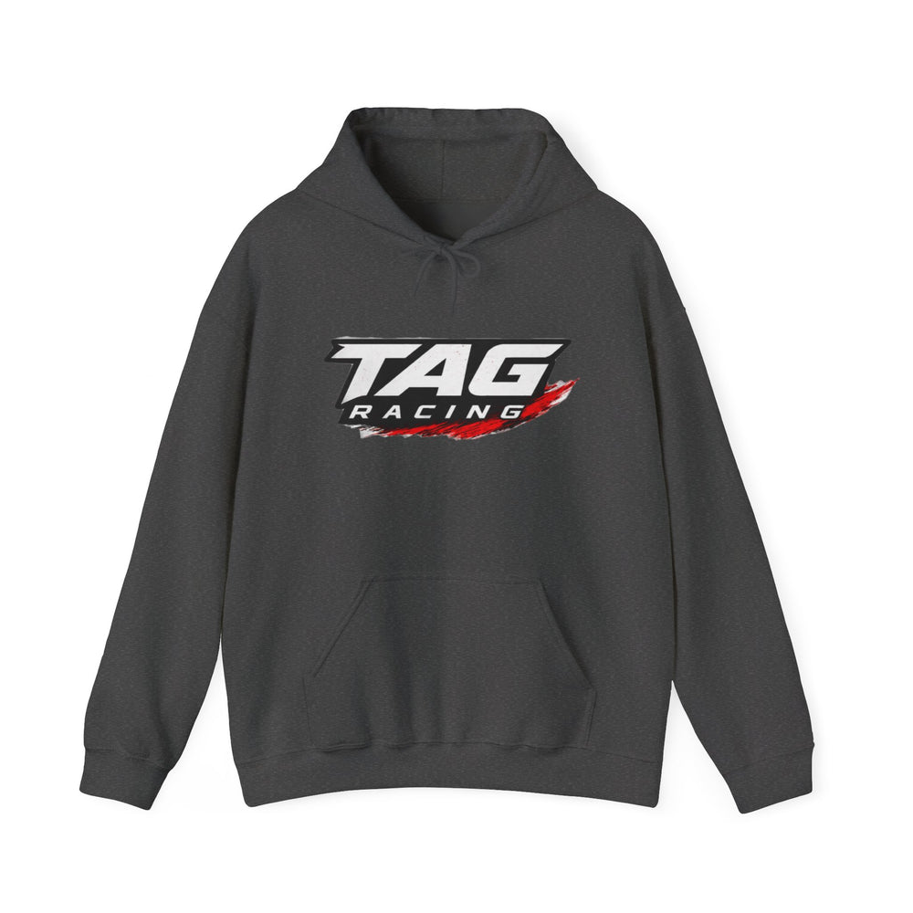 Racing Hoodie — TAG Racing "Built Different" Motorbike Graphic