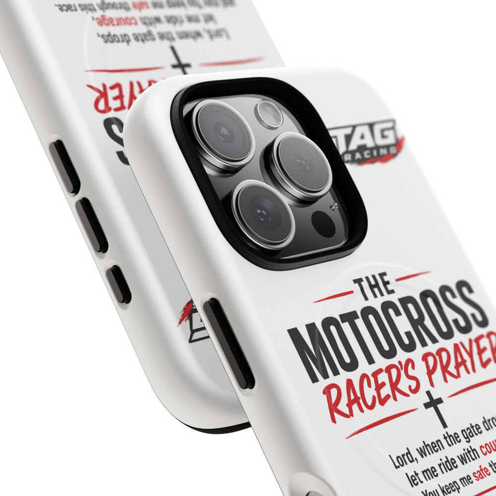 Motocross Racer’s Prayer Phone Case — Tough Magnetic Protective Case