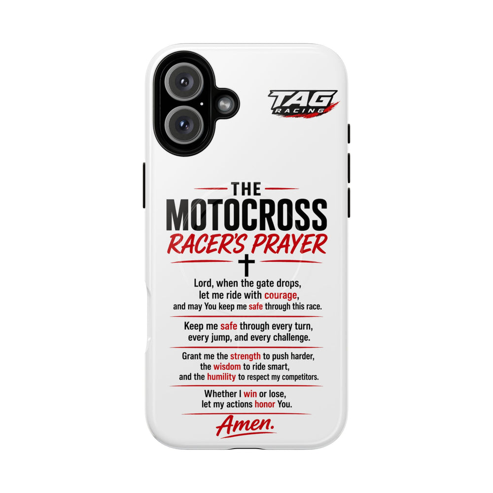 Motocross Racer’s Prayer Phone Case — Tough Magnetic Protective Case