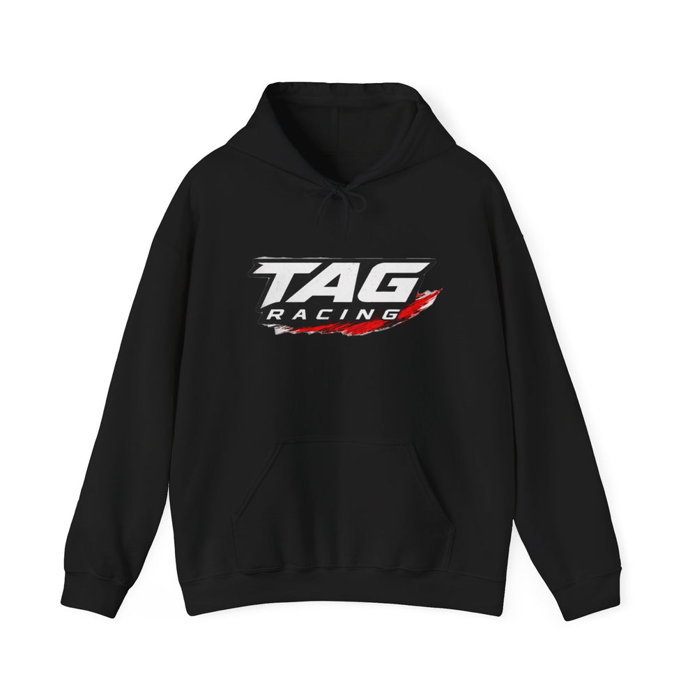 Racing Hoodie — TAG Racing "Built Different" Motorbike Graphic