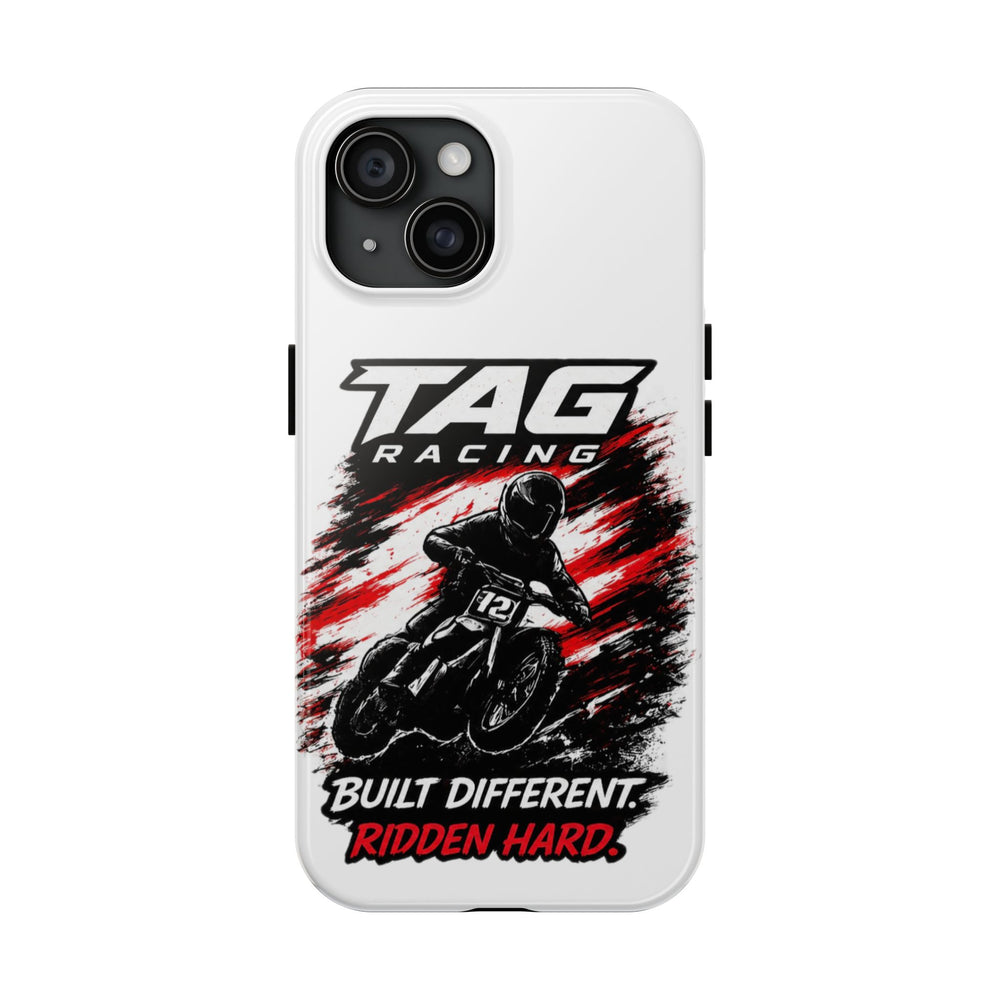 Racing Moto Phone Case — "TAG Racing: Built Different. Ridden Hard."