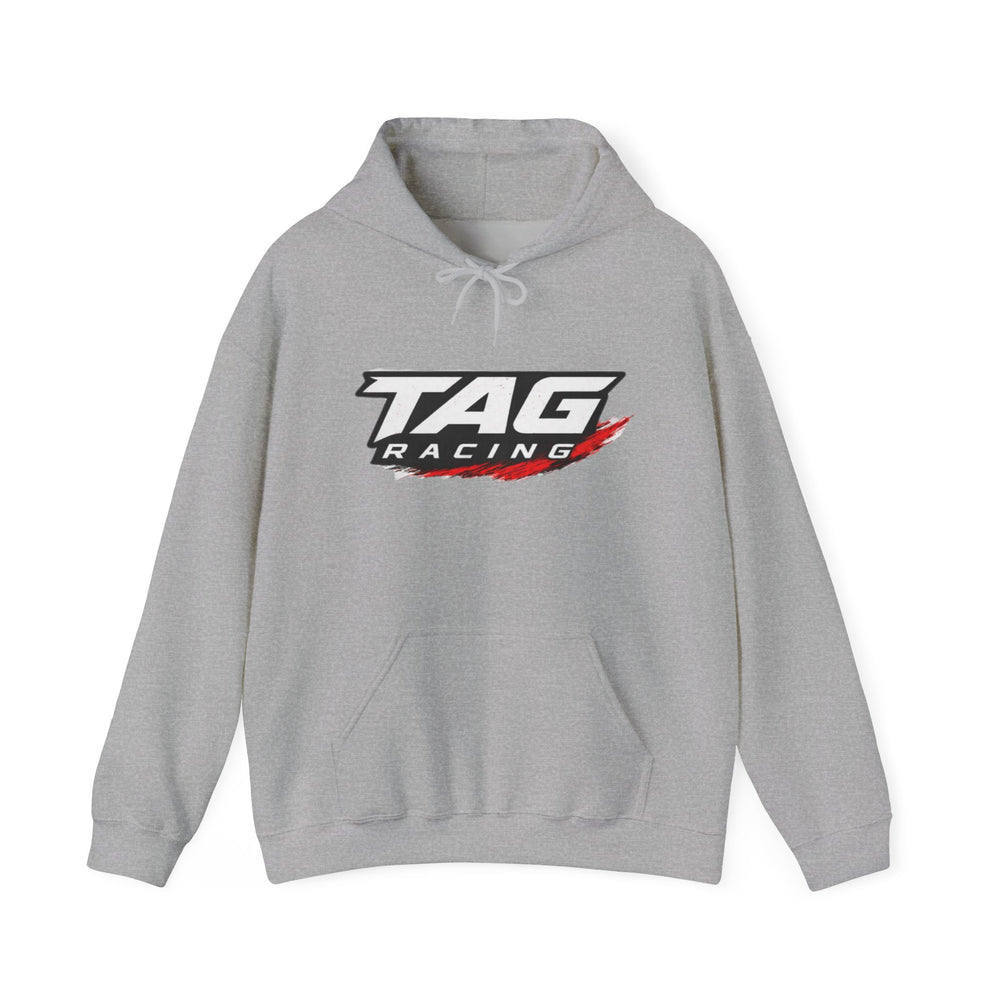 Racing Hoodie — TAG Racing "Built Different" Motorbike Graphic