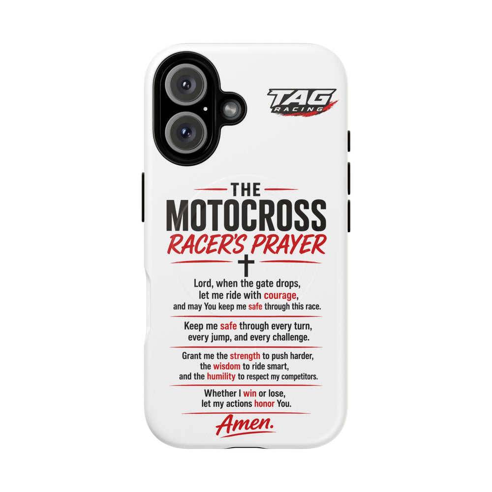 Motocross Racer’s Prayer Phone Case — Tough Magnetic Protective Case