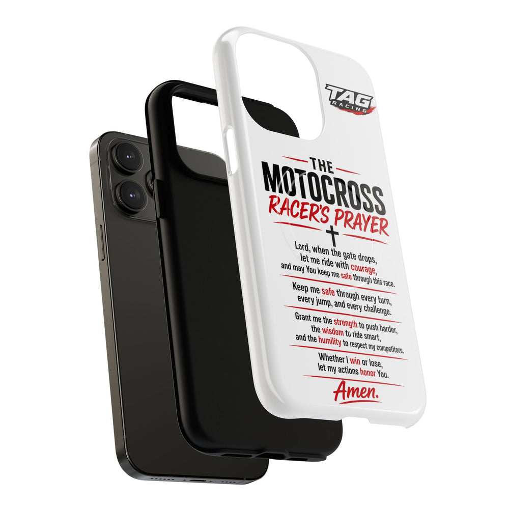 Motocross Racer’s Prayer Phone Case — Tough Magnetic Protective Case