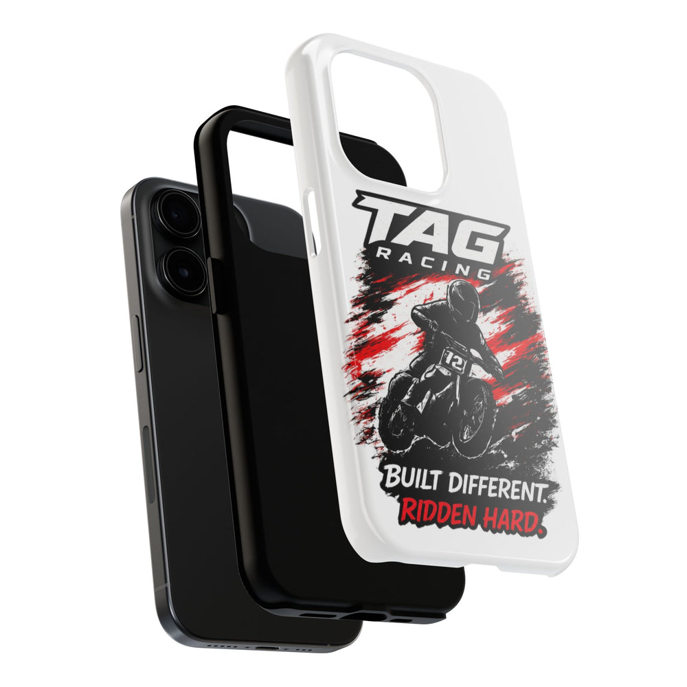 Racing Moto Phone Case — "TAG Racing: Built Different. Ridden Hard."