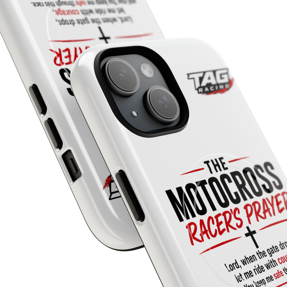 Motocross Racer’s Prayer Phone Case — Tough Magnetic Protective Case
