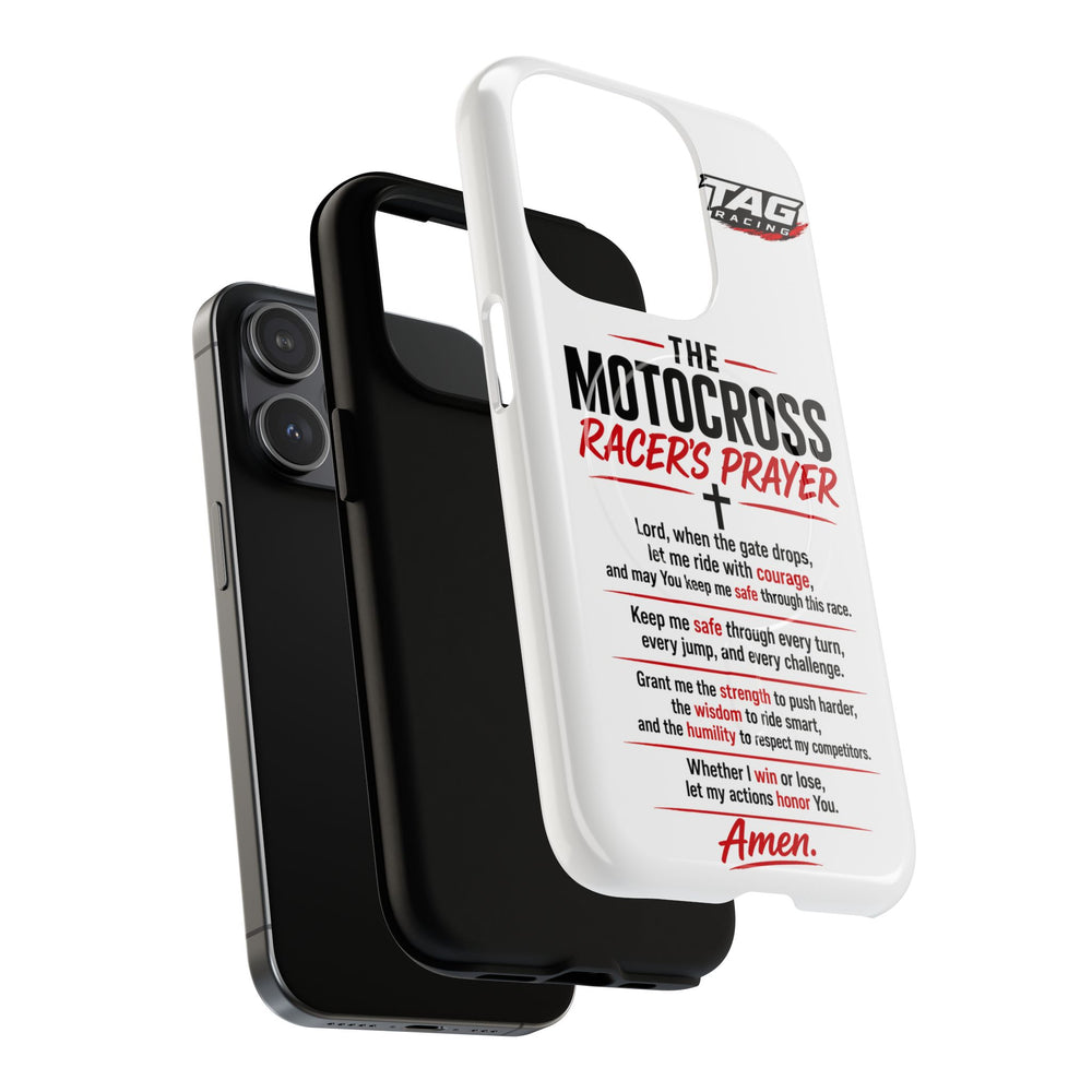 Motocross Racer’s Prayer Phone Case — Tough Magnetic Protective Case