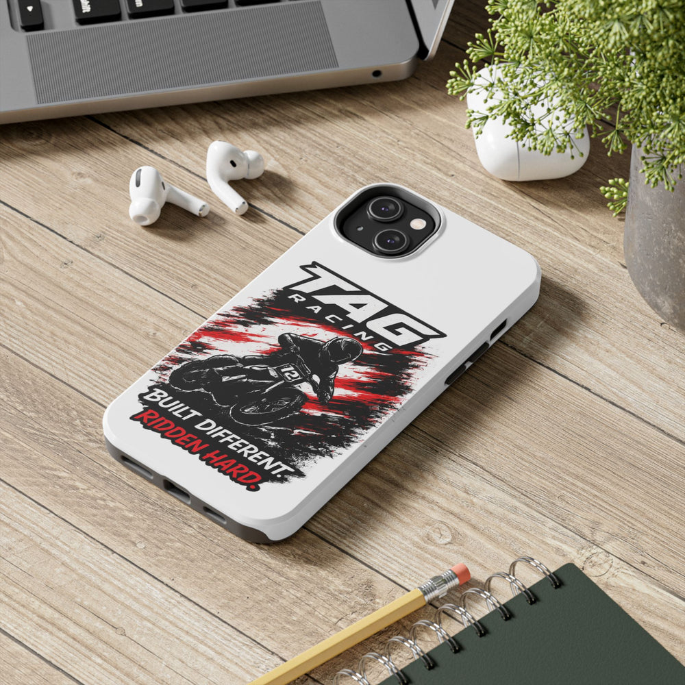 Racing Moto Phone Case — "TAG Racing: Built Different. Ridden Hard."