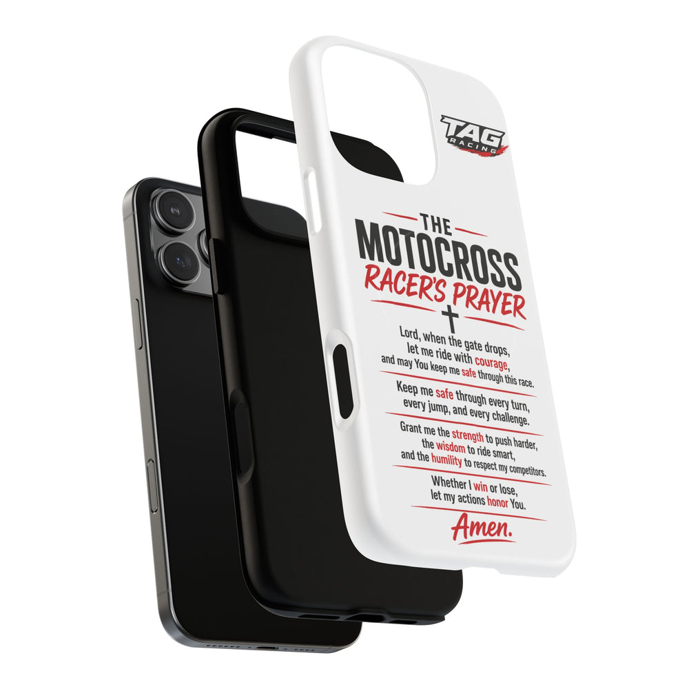 Motocross Racer’s Prayer Phone Case — Tough Magnetic Protective Case
