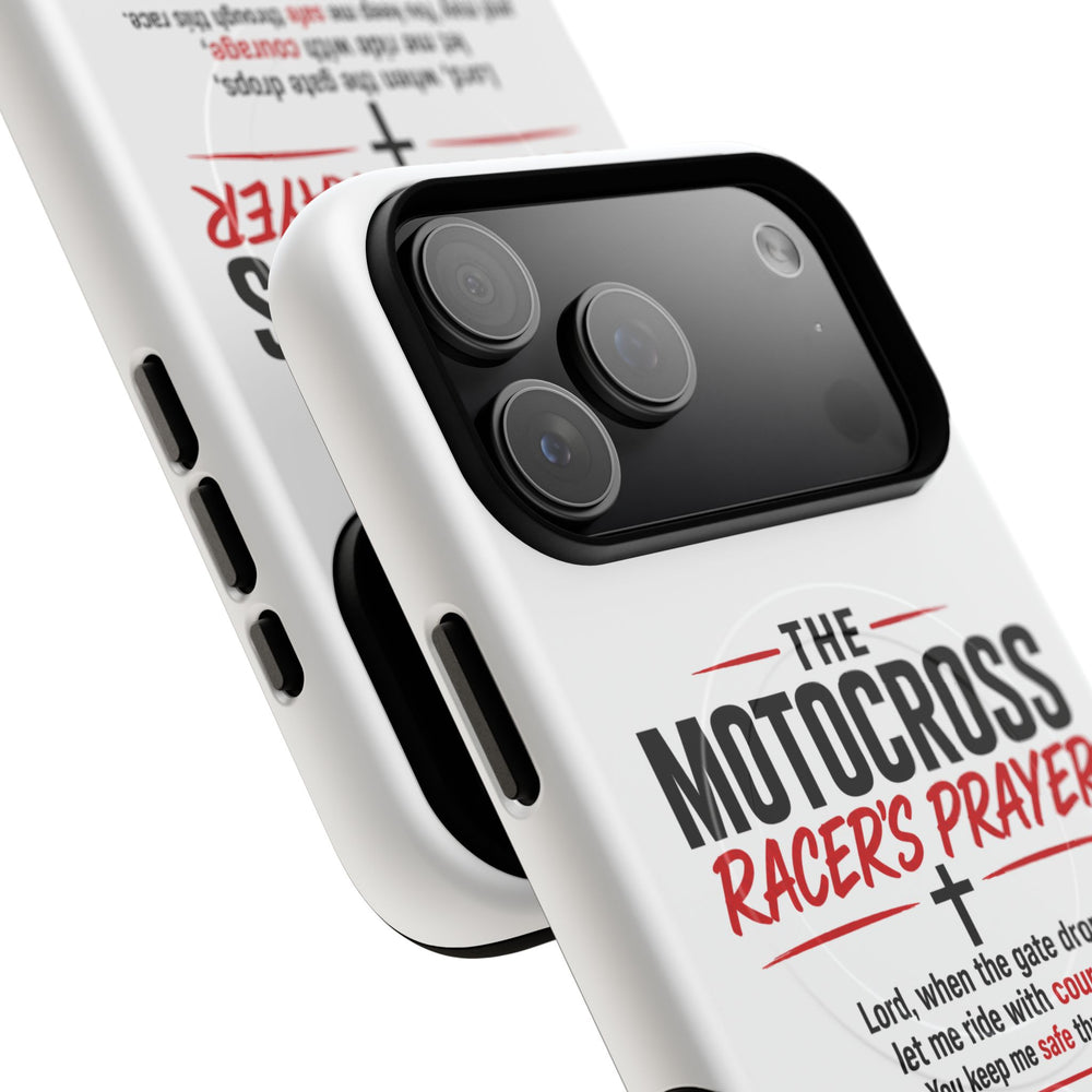 Motocross Racer’s Prayer Phone Case — Tough Magnetic Protective Case