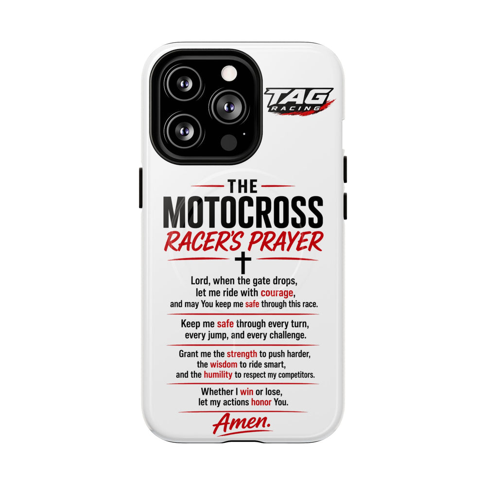 Motocross Racer’s Prayer Phone Case — Tough Magnetic Protective Case
