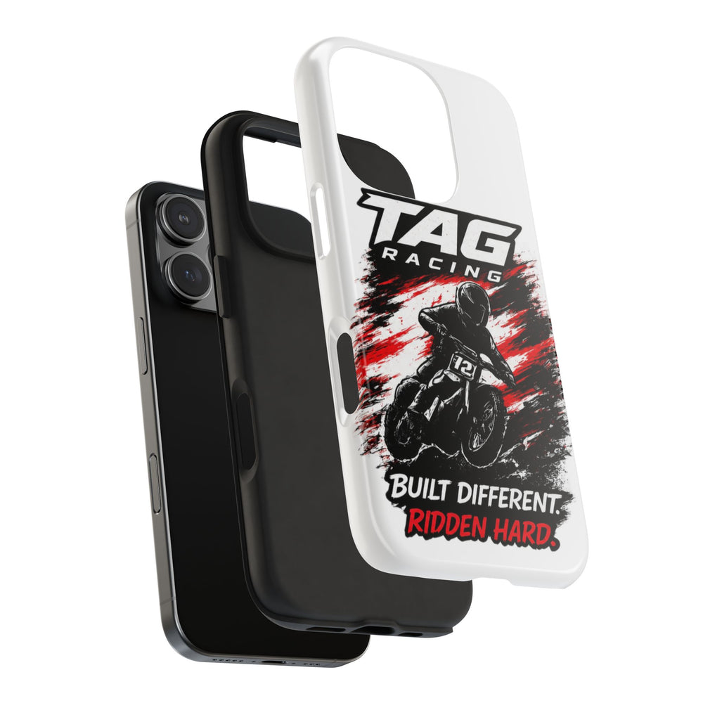 Racing Moto Phone Case — "TAG Racing: Built Different. Ridden Hard."