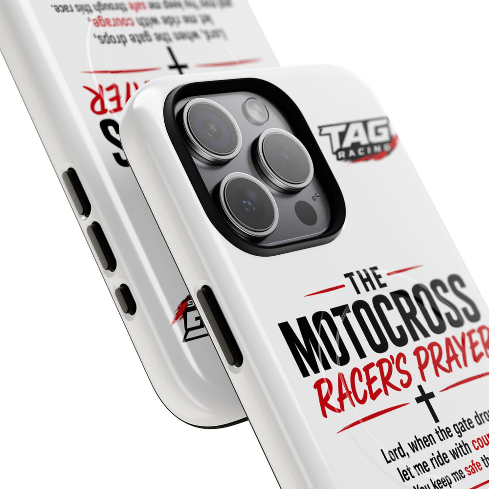 Motocross Racer’s Prayer Phone Case — Tough Magnetic Protective Case