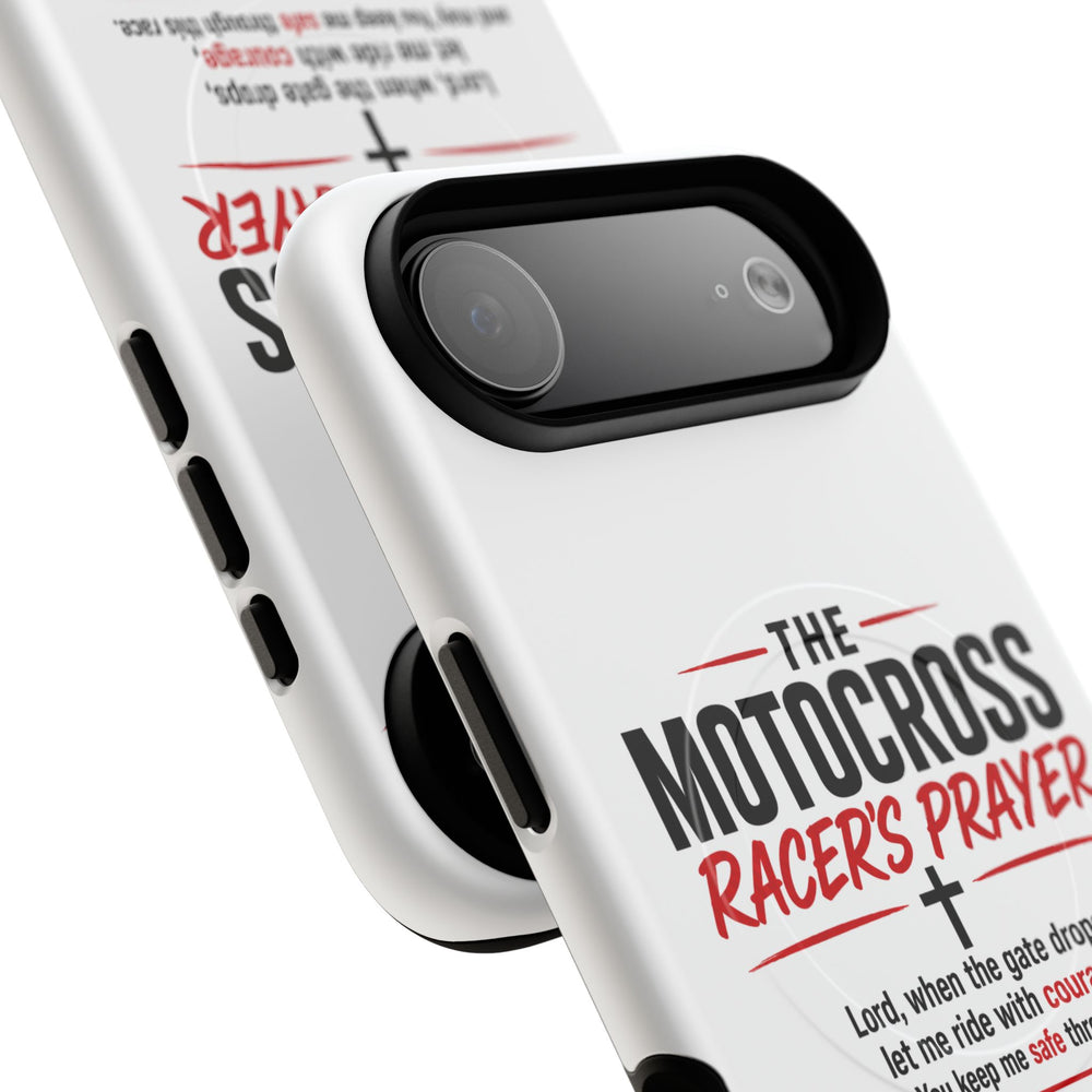 Motocross Racer’s Prayer Phone Case — Tough Magnetic Protective Case