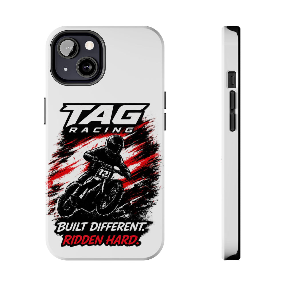 Racing Moto Phone Case — "TAG Racing: Built Different. Ridden Hard."