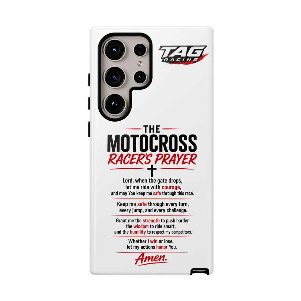 Motocross Racer's Prayer Phone Case – Protective Motocross Christian Gear