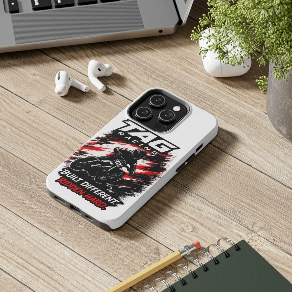 Racing Moto Phone Case — "TAG Racing: Built Different. Ridden Hard."