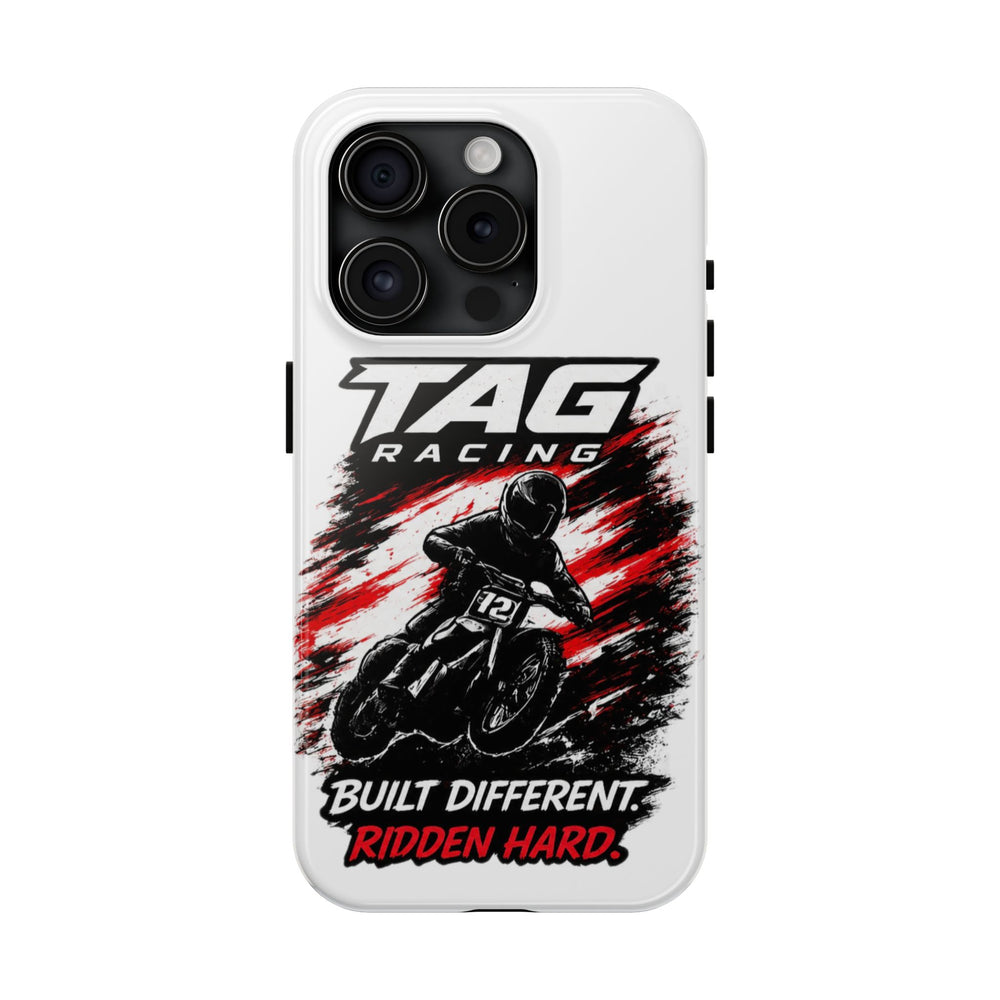 Racing Moto Phone Case — "TAG Racing: Built Different. Ridden Hard."