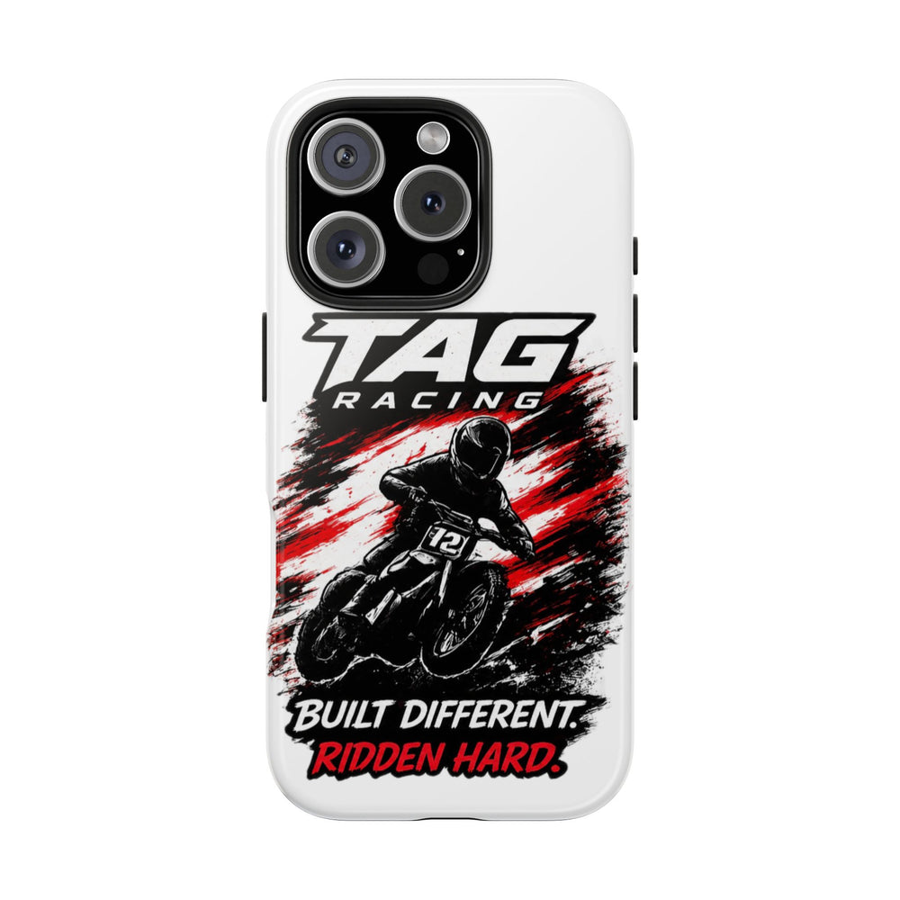 Racing Moto Phone Case — "TAG Racing: Built Different. Ridden Hard."