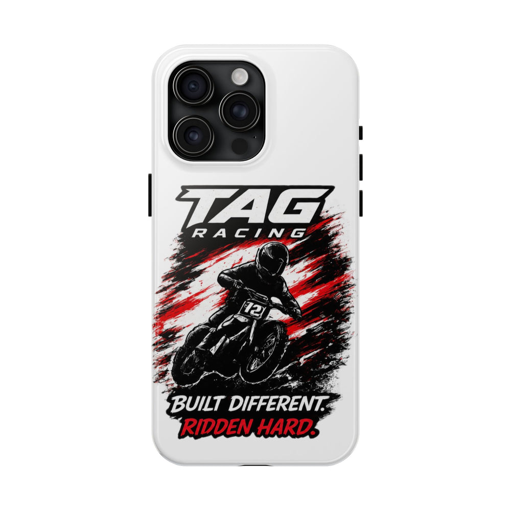 Racing Moto Phone Case — "TAG Racing: Built Different. Ridden Hard."