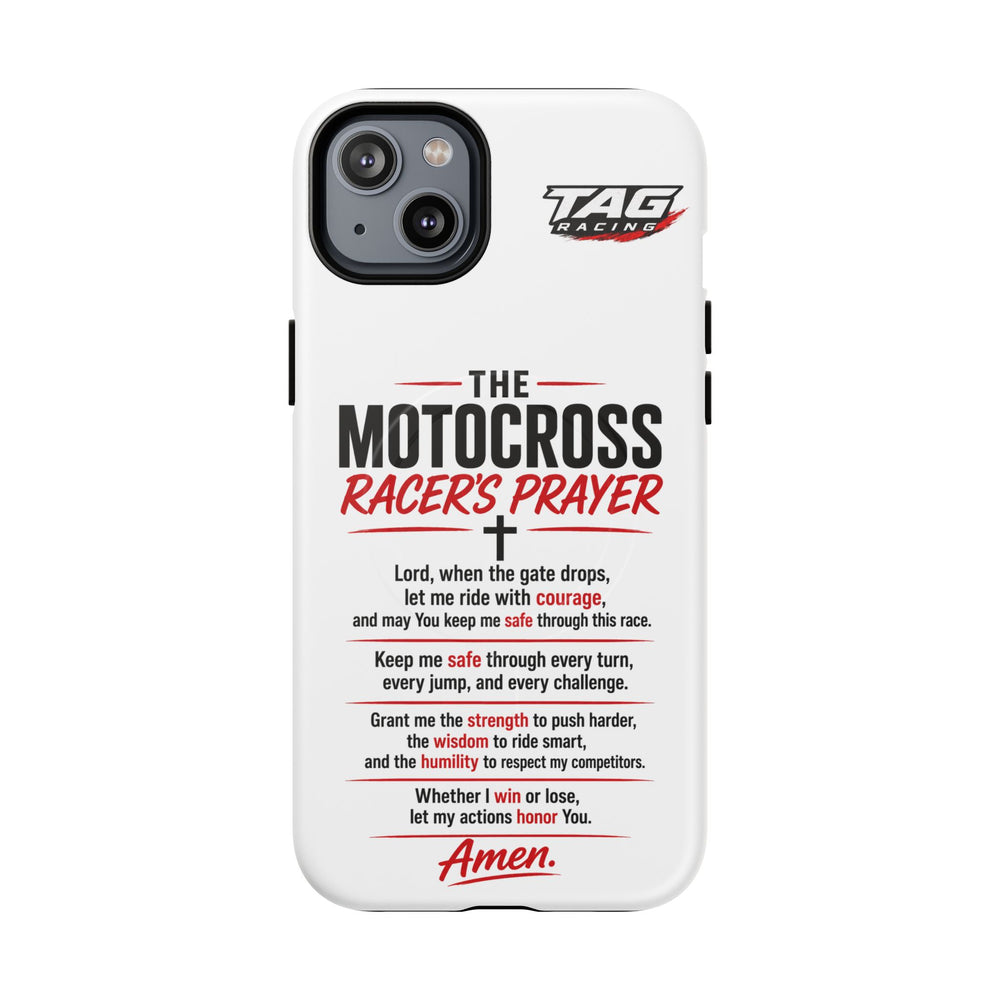 Motocross Racer’s Prayer Phone Case — Tough Magnetic Protective Case