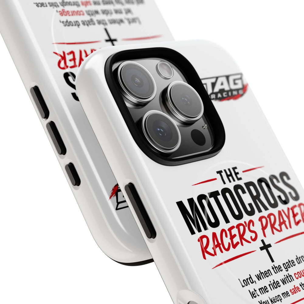 Motocross Racer’s Prayer Phone Case — Tough Magnetic Protective Case