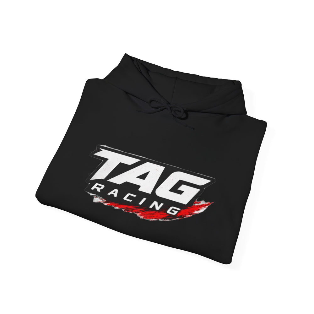 Racing Hoodie — TAG Racing "Built Different" Motorbike Graphic