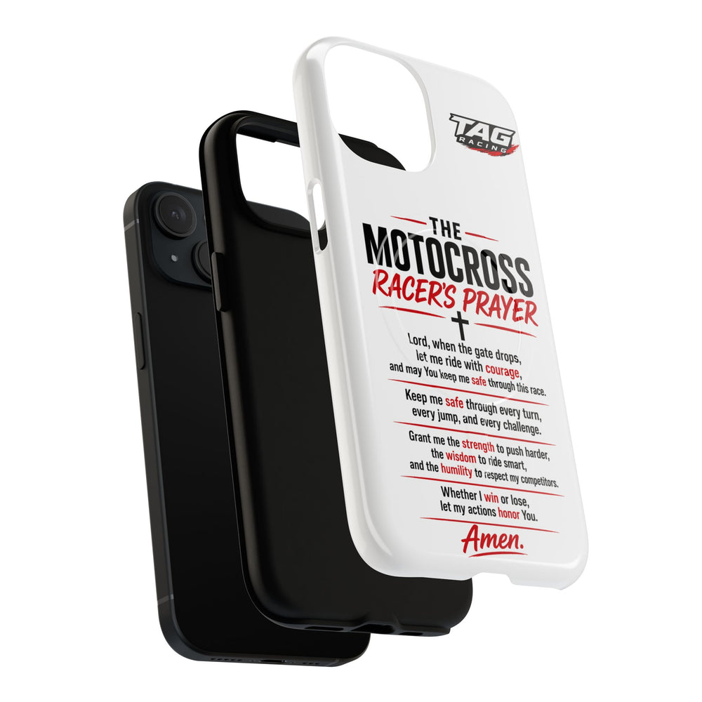 Motocross Racer’s Prayer Phone Case — Tough Magnetic Protective Case