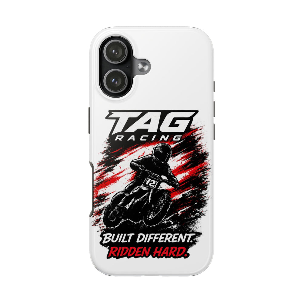 Racing Moto Phone Case — "TAG Racing: Built Different. Ridden Hard."