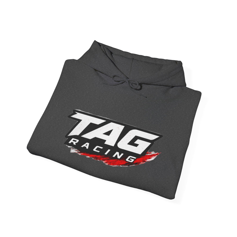 Racing Hoodie — TAG Racing "Built Different" Motorbike Graphic