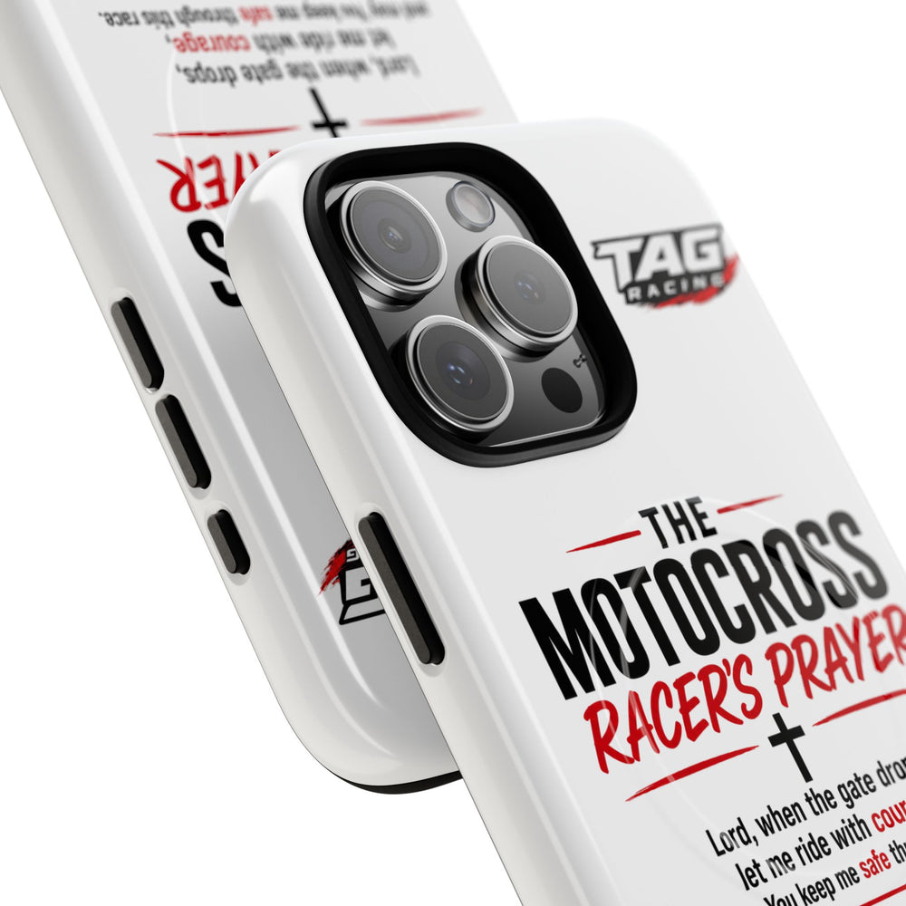 Motocross Racer’s Prayer Phone Case — Tough Magnetic Protective Case