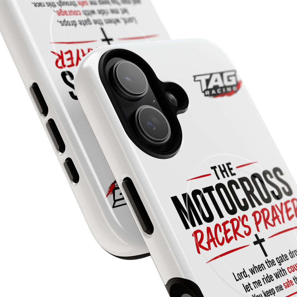 Motocross Racer’s Prayer Phone Case — Tough Magnetic Protective Case